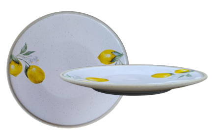 Limón -Flat plate D26x H2.1 cm