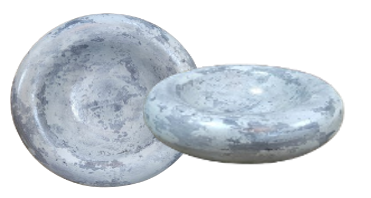 Moon Rock Grey- Round Dish 16.5 x 5cm