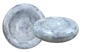 Moon Rock Grey- Round Dish 20.5 x 5cm