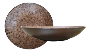 Brown Obsidian- Coupe Bowl 25 x H:5.2 cm