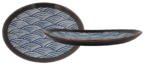 Waves- Oval Coupe Plate 22.5x17.5x4cm