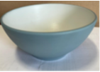 Melamine Two tone Blue and White Plate 24,3 h 5,8 cm